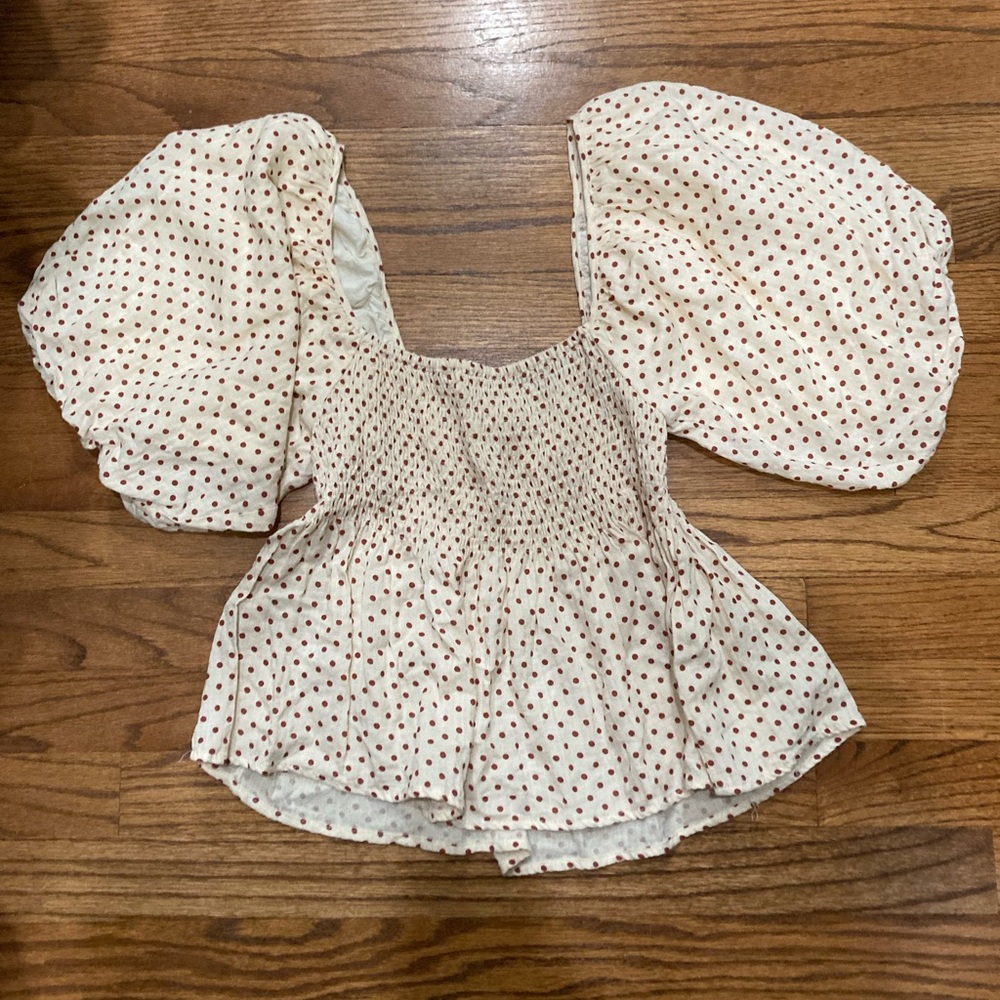 Polka dot top